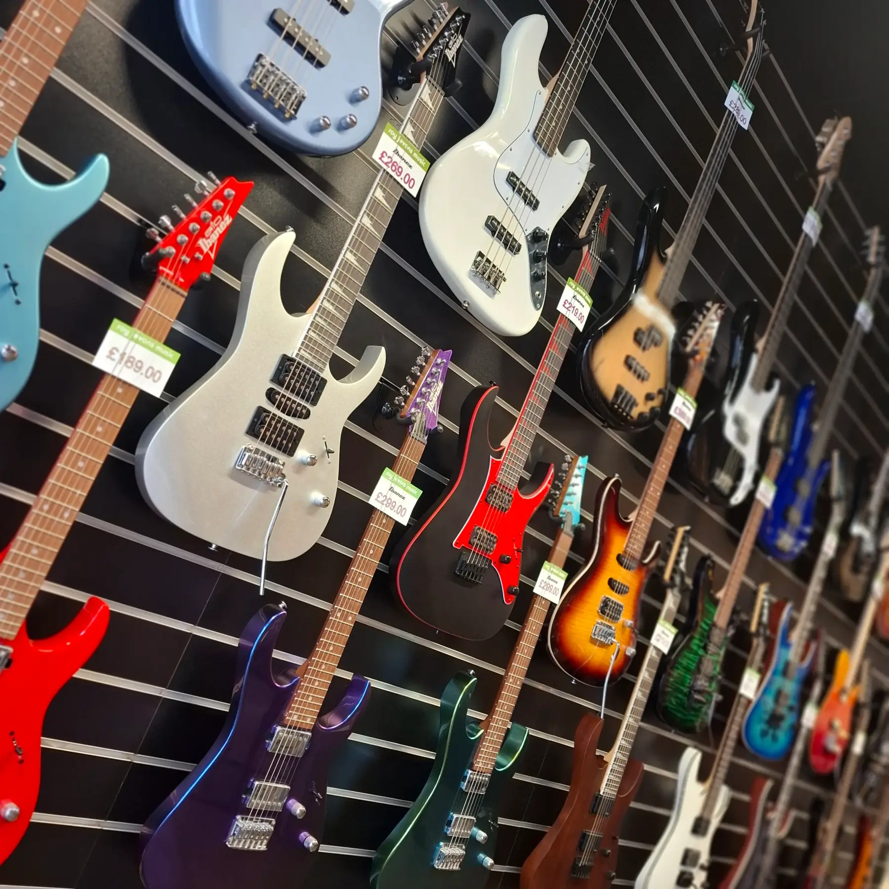 Roy Jevons Music shop interior